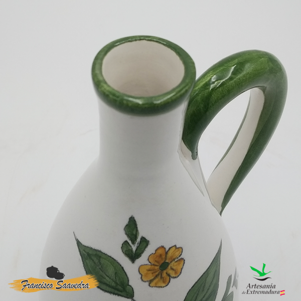 Aceitera de cerámica "Tricolor"