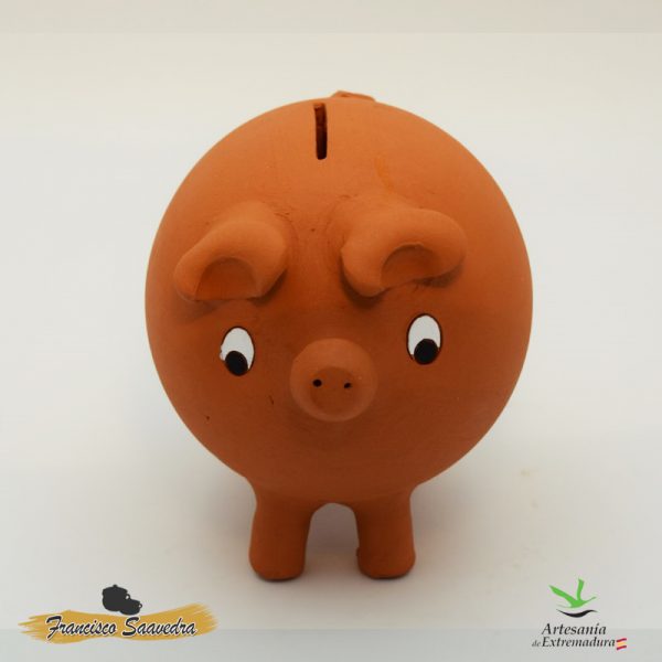 Hucha "Cerdito blanco" Grande